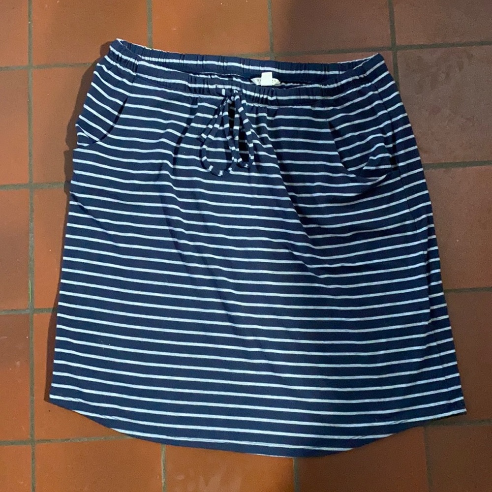 Stretchy Striped Skirt